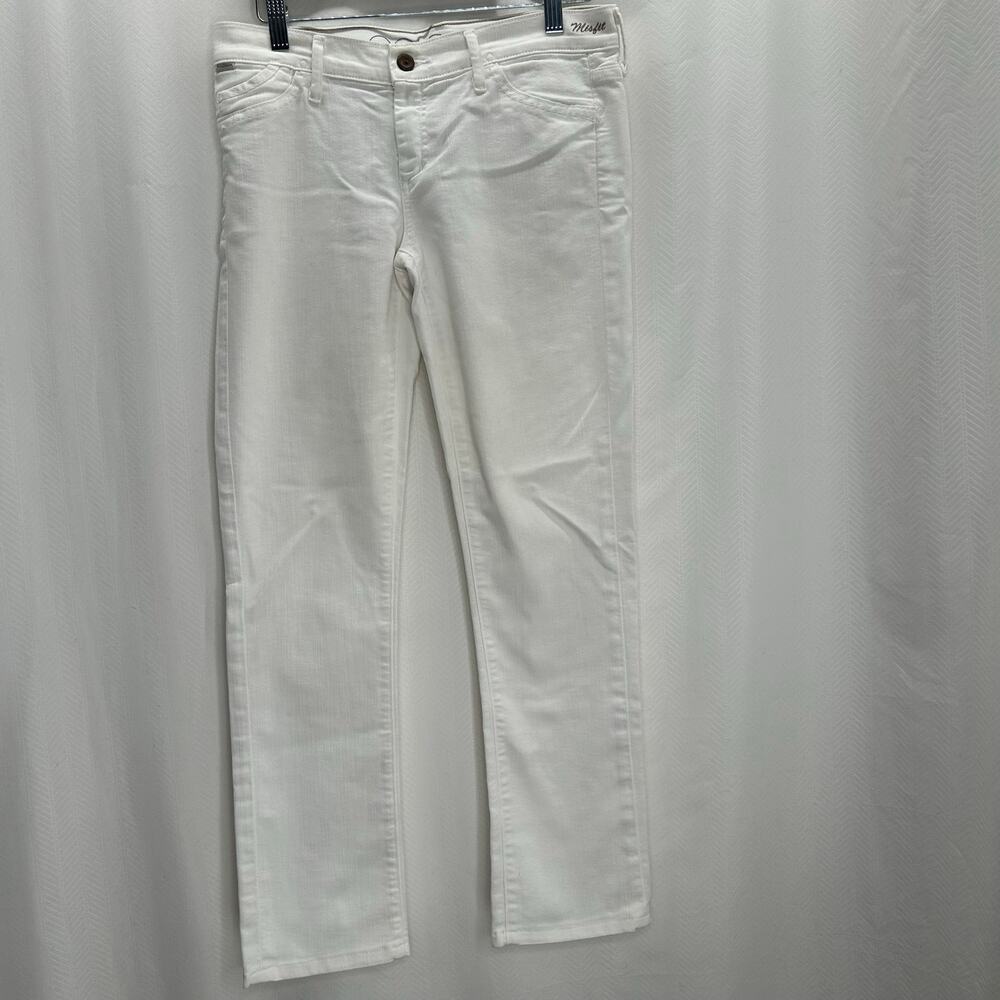 Goldsign white Misfit jeans 30 slim leg